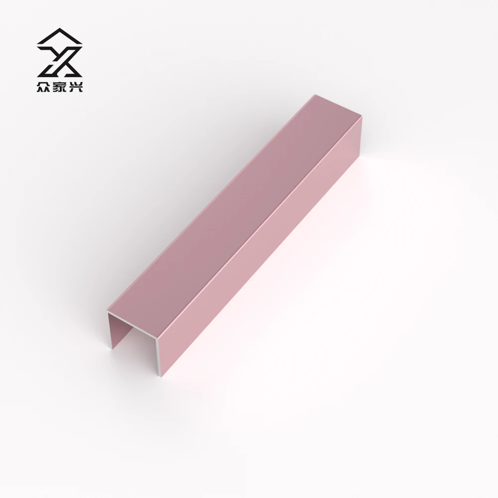 Waterproof Flooring Profil Decorative Floor Aluminium U Shape Channel Tile Trim details