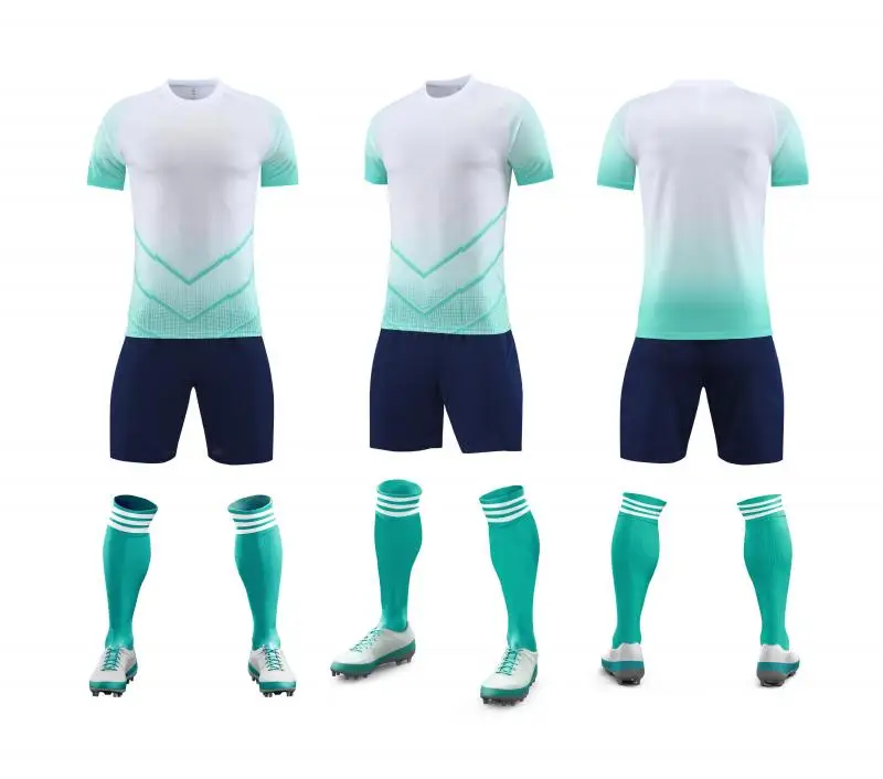 Sublimation Custom Men Club Soccer Uniform Soccer Wear Teams Adults Quick Dry Thai Quality Soccer Jersey