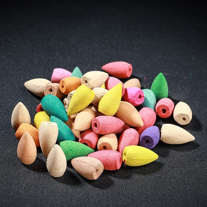 300 pcs Backflow Incense Cones, Mixed Natural Scents, Cone Incense for  Backflow Incense Burner