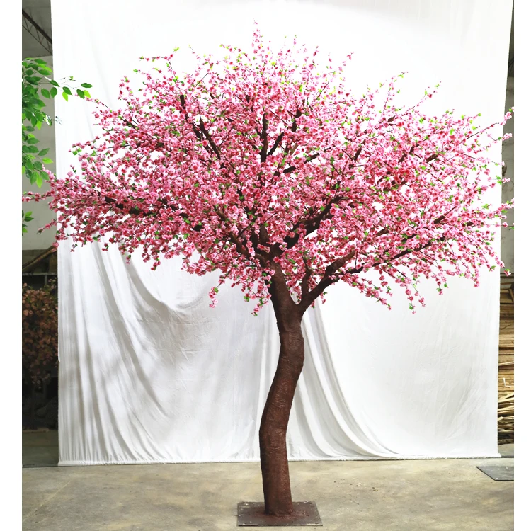 Interior Cereza Blanca De Árbol Artificial De Seda Melocotón Flor De Sakura  Blanco Decorativa Árbol De Durazno Falso Rosa Flores - Buy Venta De Árbol  De Flor De Melocotón Falso Product on