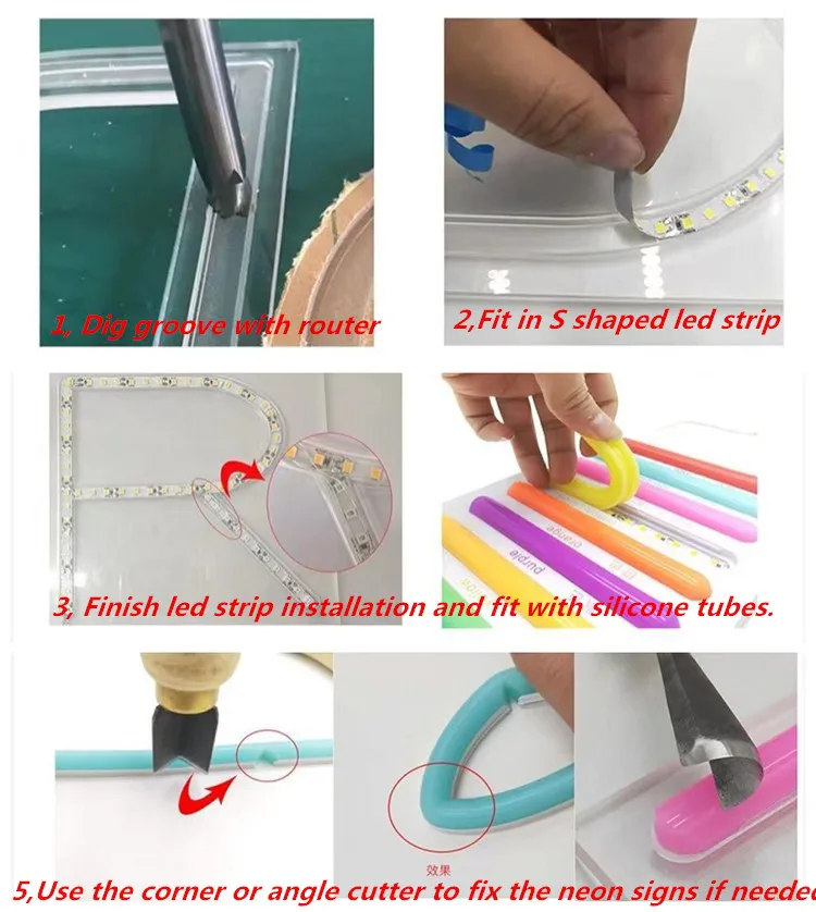 How To Cut And Connect The Led Neon Flex Light, 46% OFF