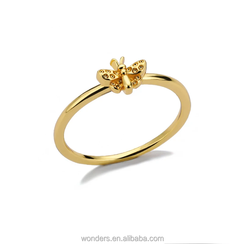 Cute Tiny Bumblebee Honey Bee Ring 