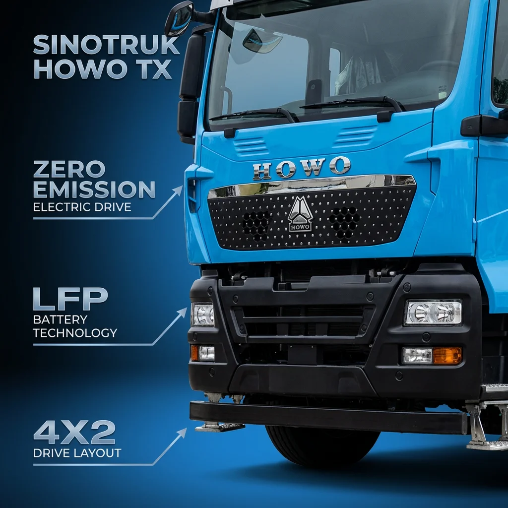 2026年式中国重汽豪沃TX 4x2电动牵引车重型公路运输车