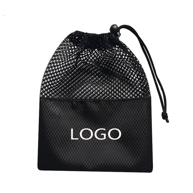 Hot Selling Custom Shoe Swim Swimming Net Mesh Bags With Drawstring