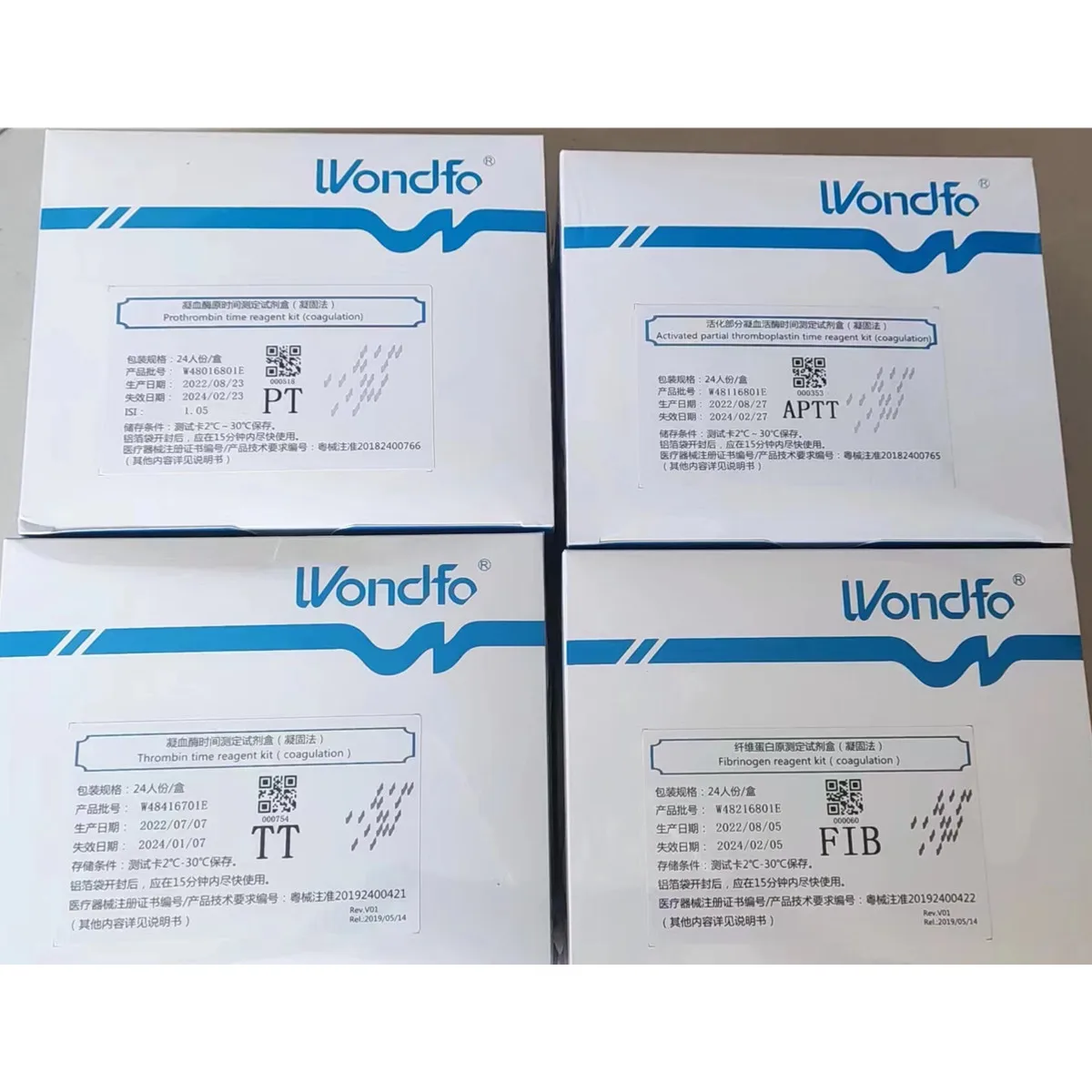 Laboratory Medical Wonfo Finecare OCG-102 Optical Blood Coagulation Analyzer POCT PT PPT TT FIB ACT INR Test Reagents