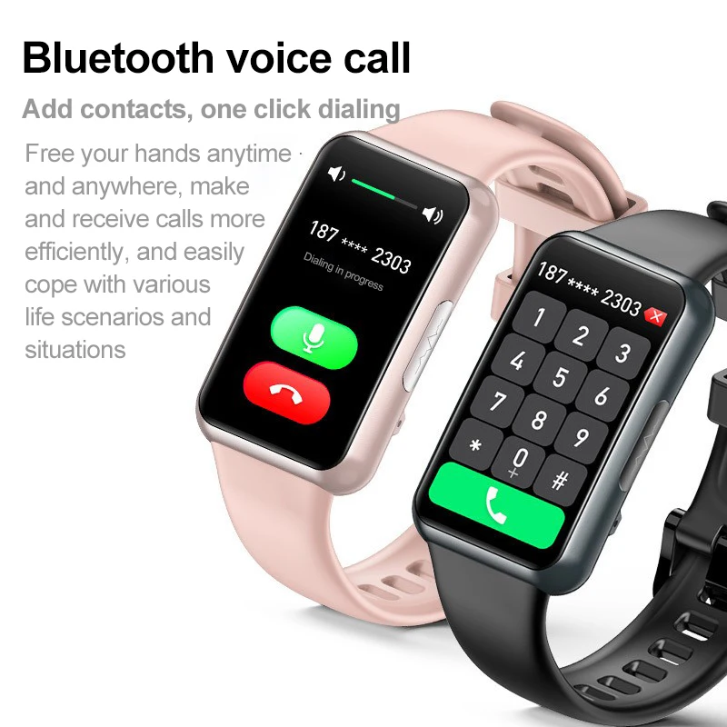 Ladies Smart Watch Waterproof Smartwatch Android With Sos Temperature, Lipid, Hr Alarm Bracelet Watch 1.47" Unisex Smart Watches