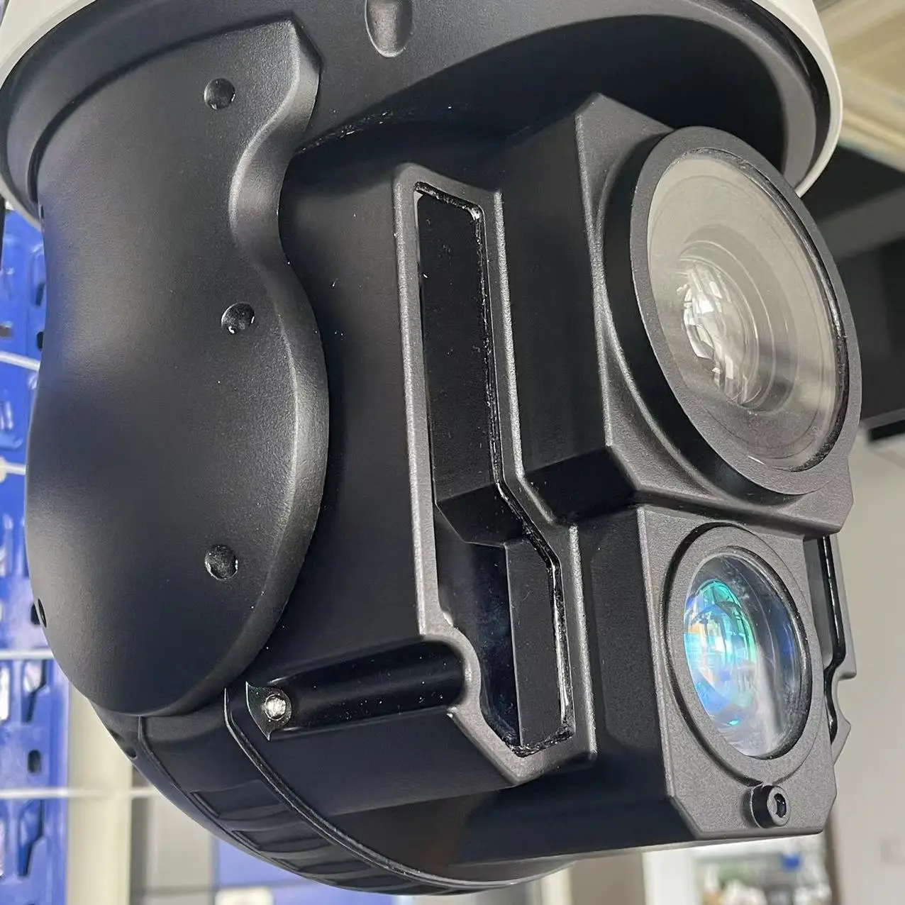 Poe 8" Infrared Laser 30x Optical Zoom+500m Ir Laser Illuminator Dual Sensor IP66 High Speed Dome PTZ Camera