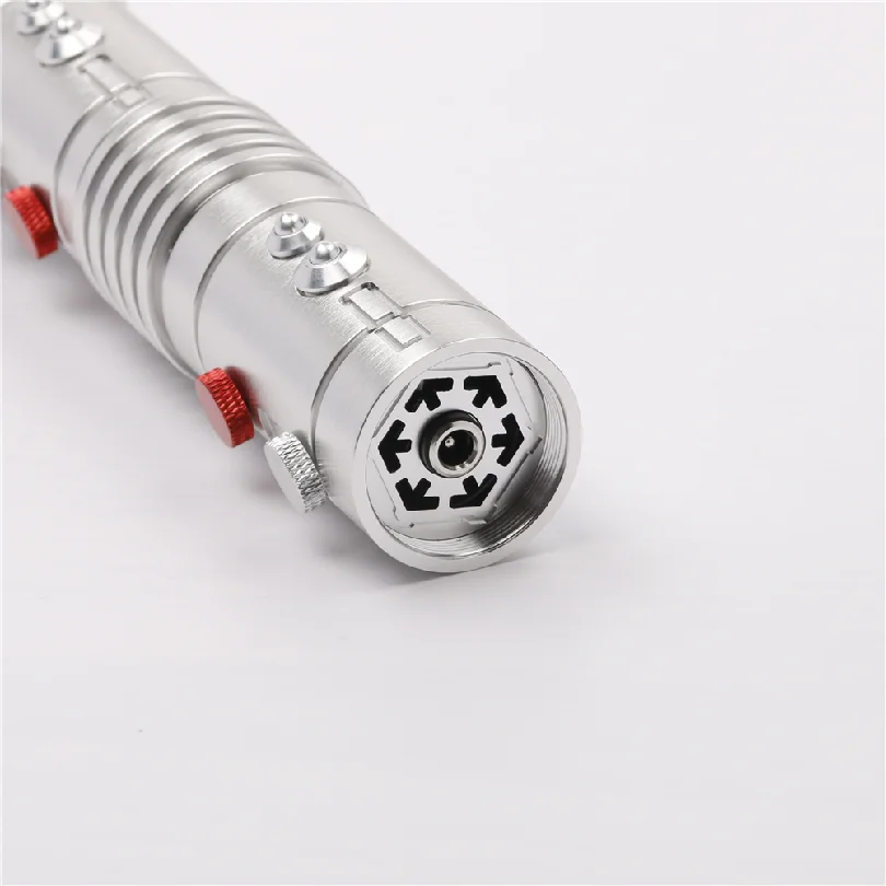 Лидер продаж металлический штырь световой меч вспышка на ститье съемные двойные лезвия набор для прямой поставки