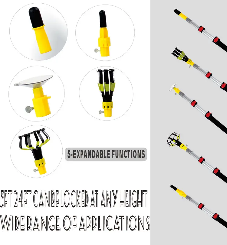 Extentool Telescopic Pole Light Bulb Changer For Extension Pole Menards