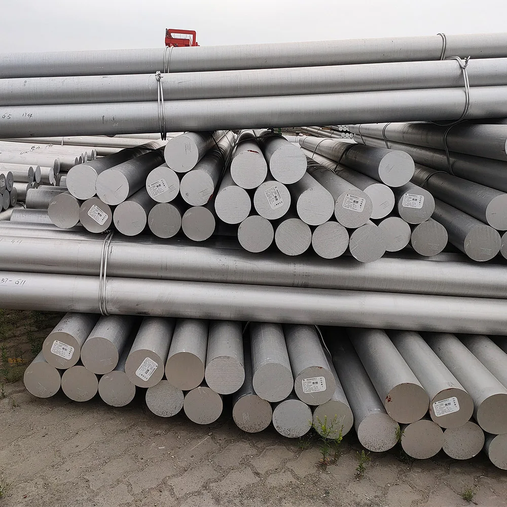 Extruded Alloy Aluminum Alloy Bar Rod 2618 4032 6106 6042 6063 6061 6060 6082 6262 Round Bar Price Per kg