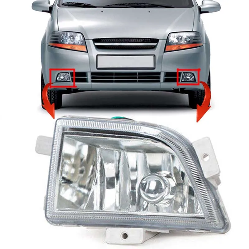 auto parts front bumper lamp fog lamp fog light for chevrolet aveo lova 2006 2007 2008 accessories car parts