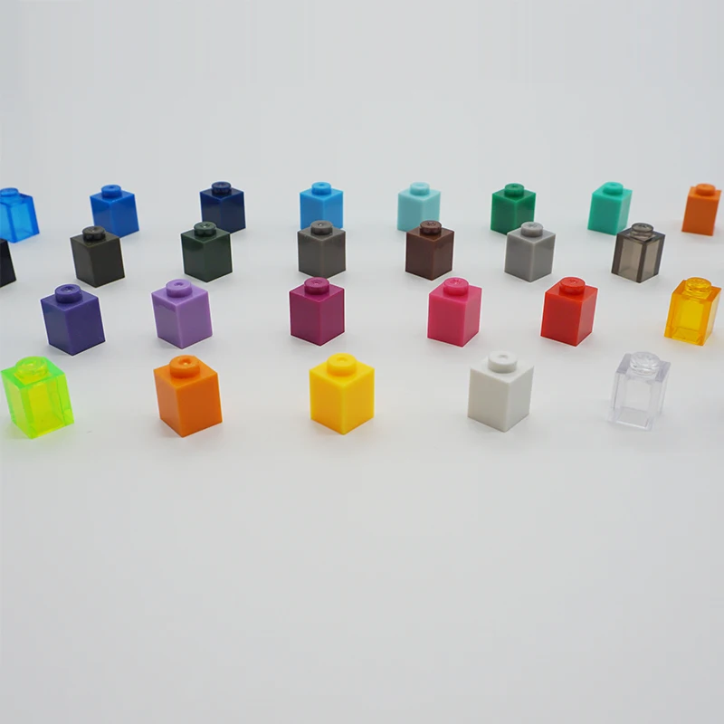 WOMA TOYS Compatible Major Brands Bricks Fun Colorful Building Block 1x1 Dots (NO.3005) Spare Parts 1*1 Style Jouet Diy Game