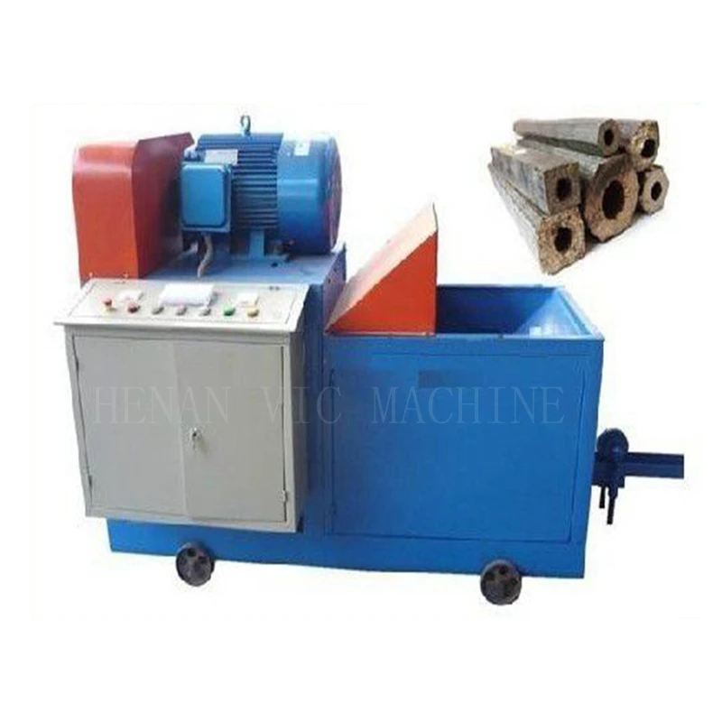 Charcoal briquette making machine