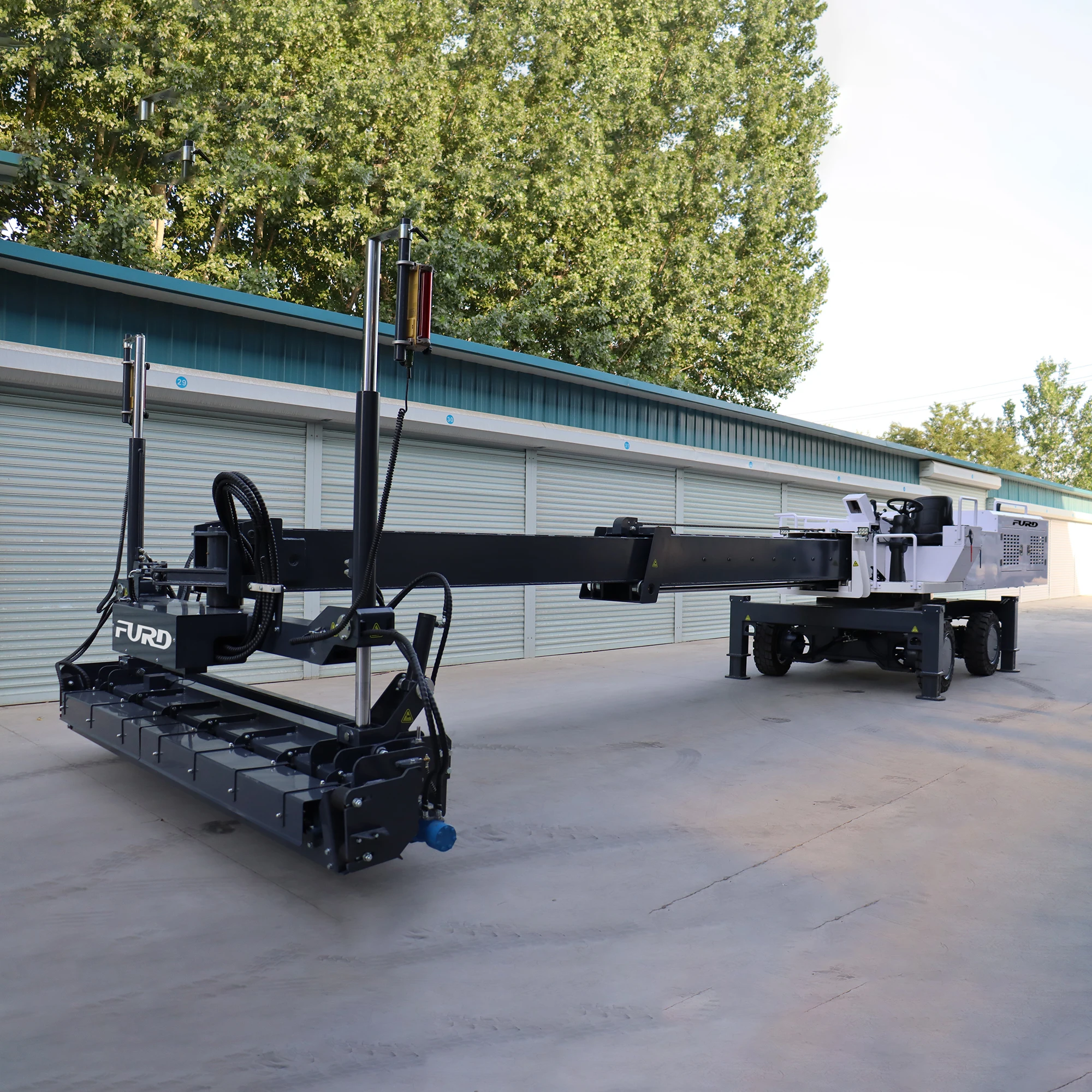 Распродажа лазерная стяжка для бетонной стрелы автоматическая вибрационная выравнивания бетона дорожного строительства