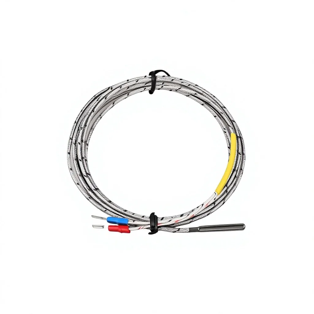 Temperature Sensor 3/4/5/6mm Diameter Probe, Waterproof Stainless Steel, U-Type Terminal for Industrial Oven & Heating Equipment