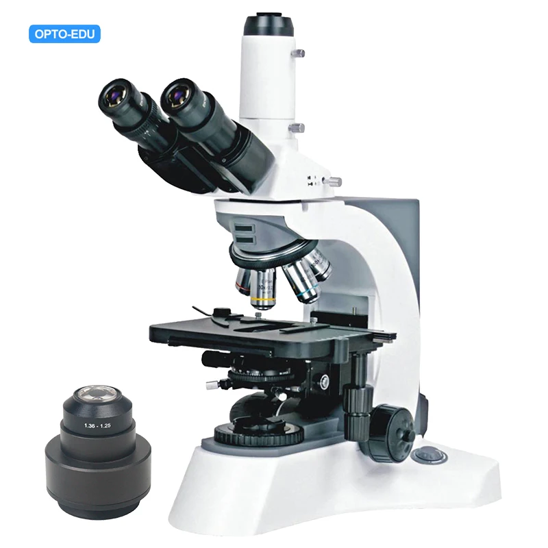 OPTO-EDU A10.1018 Optical Biological 40x-1000x Trinocular Dark Field Microscope