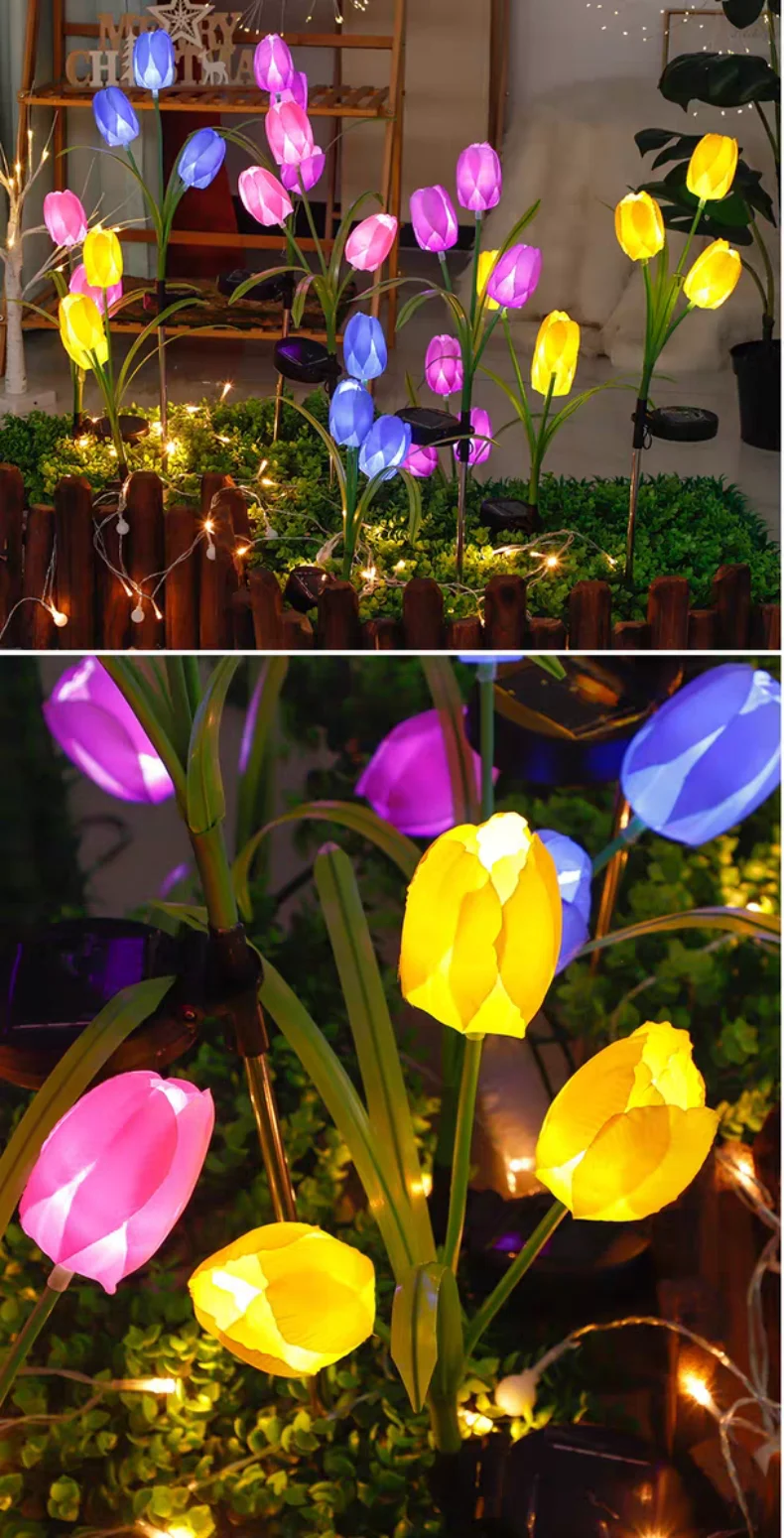 tulip garden lights