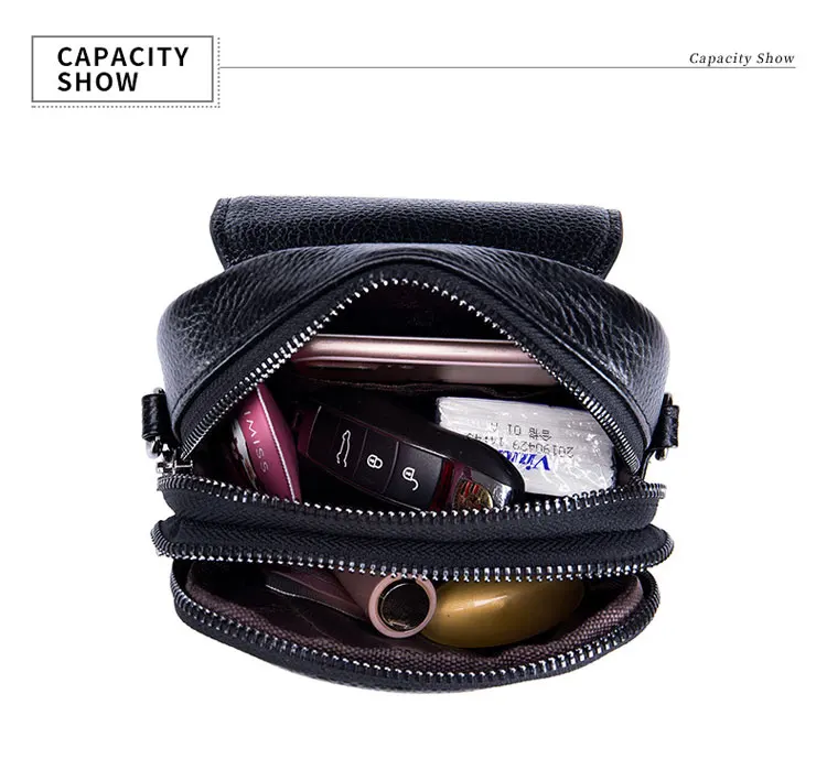 Hot Selling Genuine Leather Designer Wallets Mobile Phone Small Purse Crossbody Bag