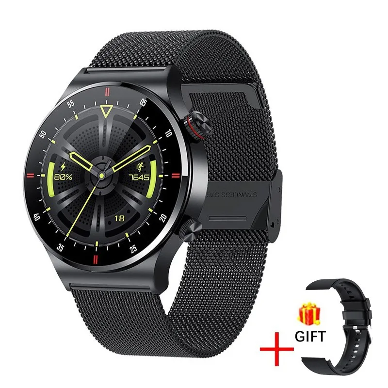 QW33 1.28 Inch IPS Round Screen Health Monitoring Smart Watch with NFC Magnetic Charging aperçu 3