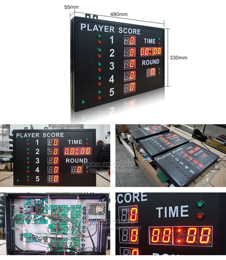 Score Led Sign Pool Scoreboard Led Score Board Billiards Score Board ...