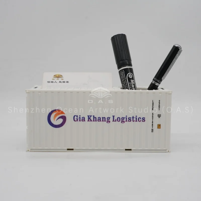 Exquisite Matson shipping container model, works as pen container and desktop storage box. Factory supports custom made logos and colors. Great maritime gift for shipping & logistics firms, perfect for office decoration, exhibition display. Durable material, available for sample and bulk wholesale orders.Amber@vesselmodel.com Tel：+86 18038048785