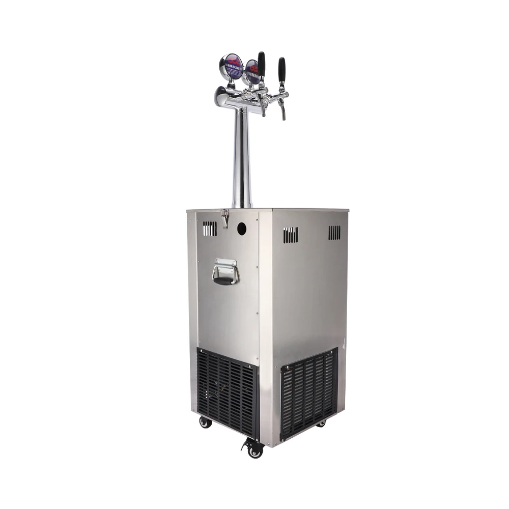 FUYONG 2022 1-2 Lines  Beer Dispenser Machine Commercial Beer Cooler Chiller for Instant Cold Draft Beer Cooler