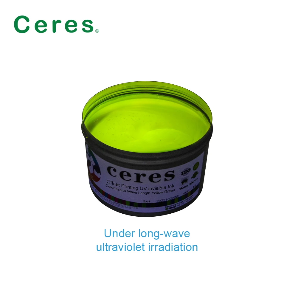 Ceres UV Invisible Fluorescent Ink for Security Printing