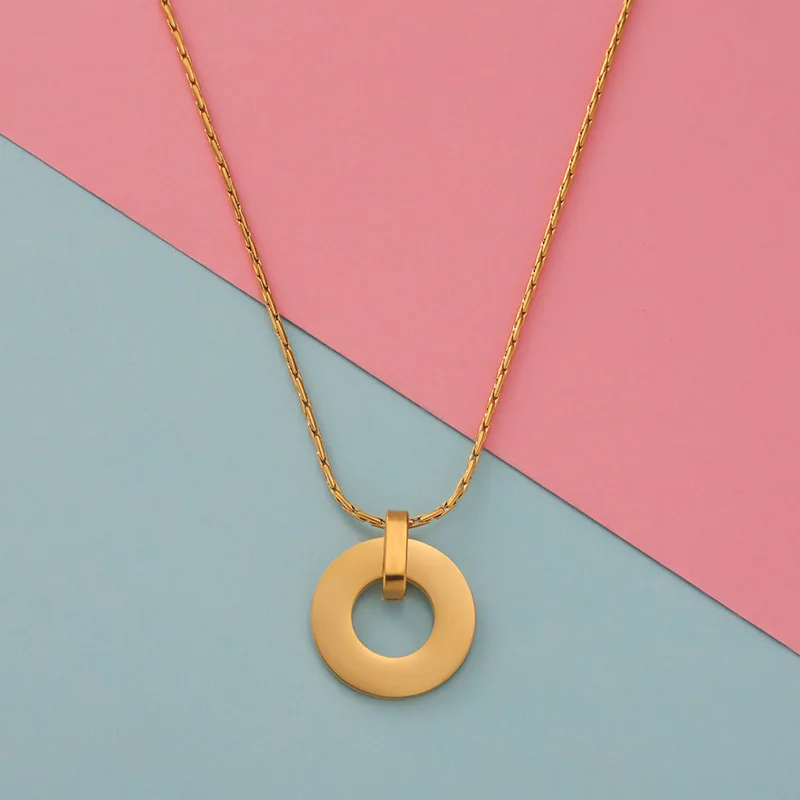 Custom Logo Stainless Steel Necklace