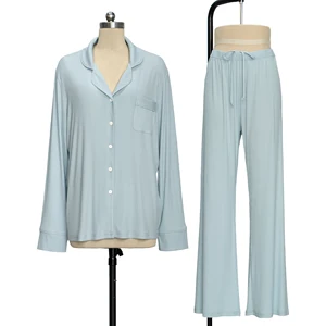 Customizable Lenzing Modal Pajama Set Women's Sleepwear Set Pyjama Ladies Pj Set Pijamas Soft Loungewear