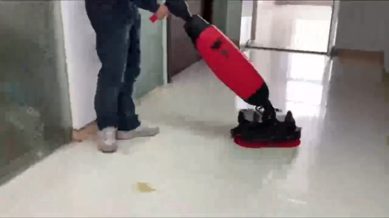 C430bn 8in Mini Electric Auto Floor Tiles Cleaning Machine Scrubber