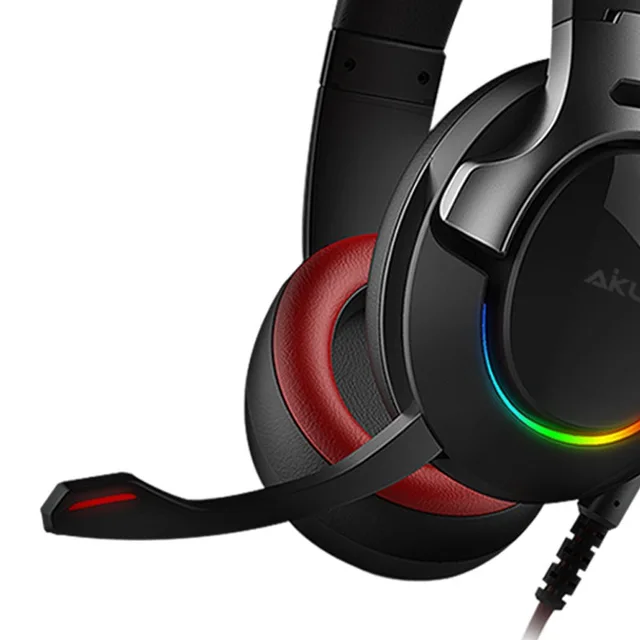 7.1 Wired Surround Gaming Headphone Multi-Color Backlight RGB Durable & Lightweight Construction