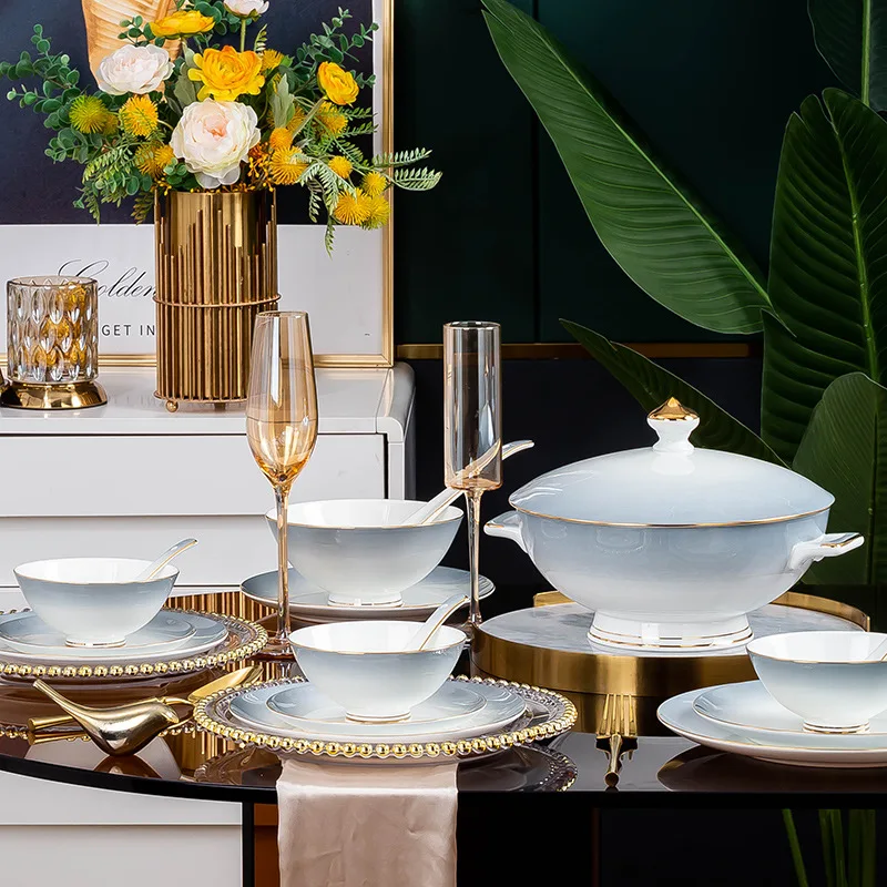 Classic Saudi Arabia Stoneware Dinner Set China Factory Rate For ...