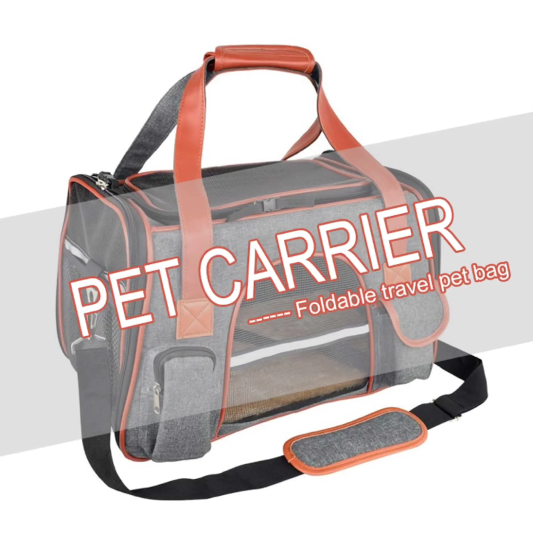 Airline Approved Luxury Soft Sided Pet Carrier Messenger Bag Pet