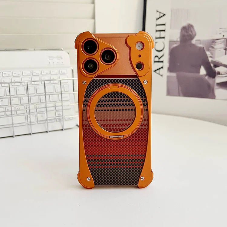Premium Magnetic Stand iPhone Case with 360° Holder