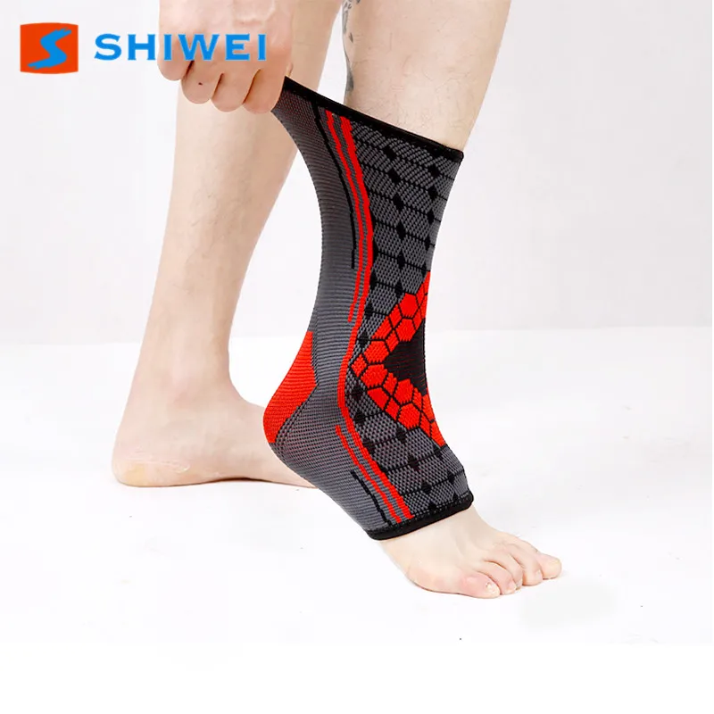 SHIWEI-3007 # спортивный трикотажный компрессионный фиксатор поддержки лодыжки рукав лодыжки