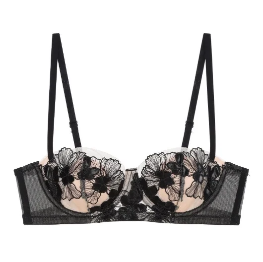 Lace Mesh Push-Up Bra Set (TY054BP) product reference view 4