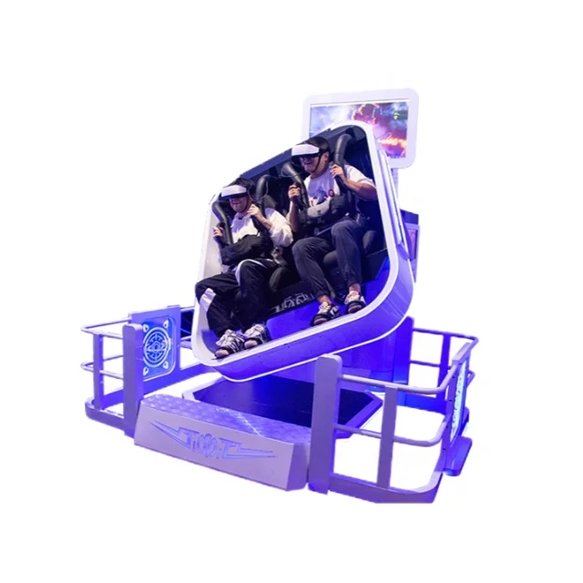 Crazy Hot 360 VR Roller Coaster 360 Degree Rotation Virtual Reality Simulator Factory