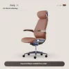 Brown genuine cow leather