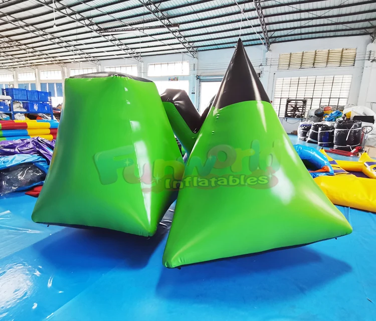 Commercial Wholesale Interactive Sport Games Bunkers Gonflable Shooting Obstacle Barrier Inflatable Bunker Paintball
