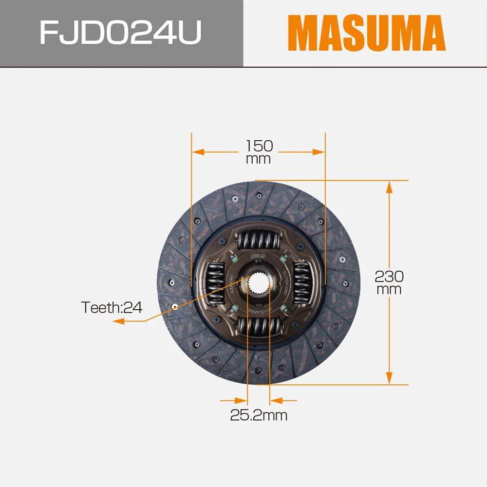 Ремонтная пластина FJD024U MASUMA, керамическая другая система передачи  автомобиля, диск сцепления 30100AA600 30100AA720| Alibaba.com