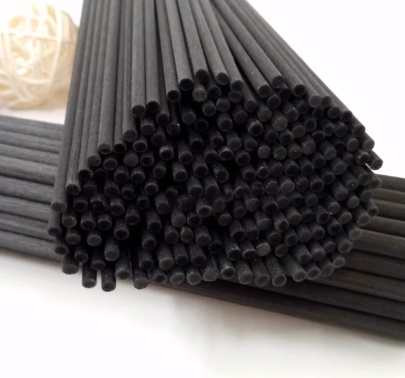 Hot-sale Factory Direct Sale 3mm 3.5mm 4mm 5mm 6mm Black White Beige Natural Fiber Reed Diffuser Sticks
