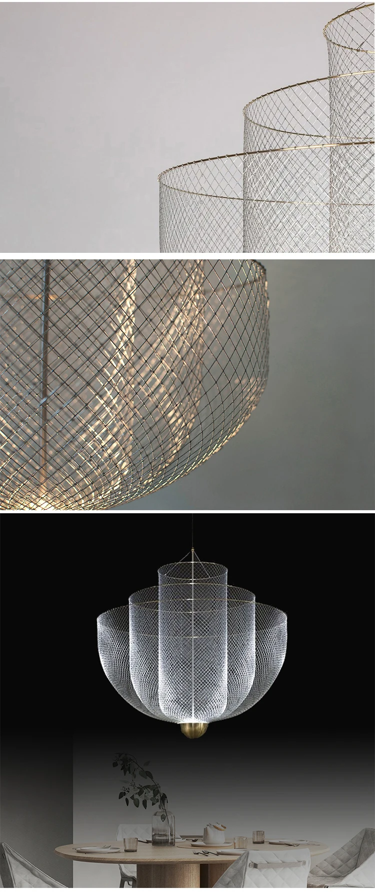 plz8072 new product indoor home shop restaurant decoration hanging lighting iron modern led chandelier-4