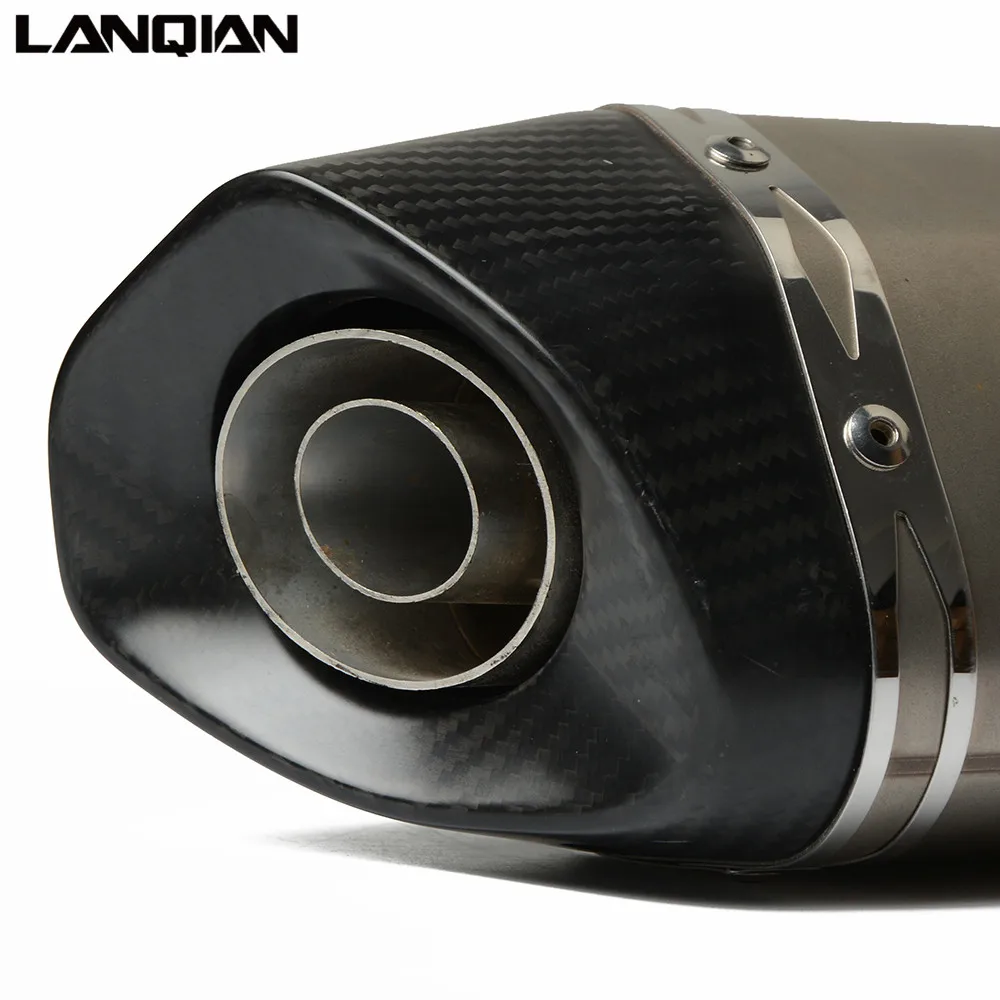 Универсальная выхлопная труба 36 мм-51 мм для SUZUKI YAMAHA DUCATI KTM KAWASAKI HONDA мотоциклетная Муфельная хвостовой Кроссовый