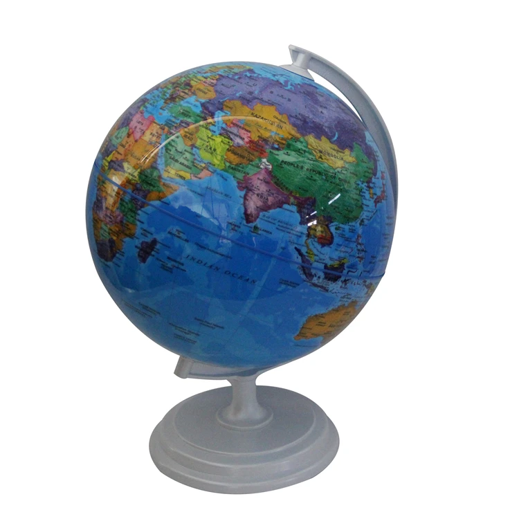 Офисные и школьные принадлежности для декора, преподавающий пластиковый вращающийся шар размером 17 см