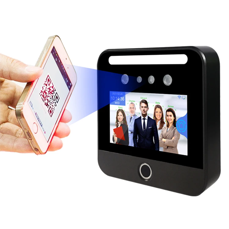 Smart Cloud SDK Backup Battery Face Recognition Attendance Machine Access Control System for Time Recording in Schools