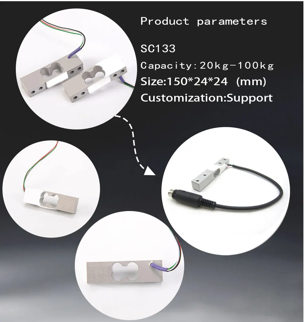133 Aluminium Mini Loadcell High Precision Small Mini Micro Weight ...