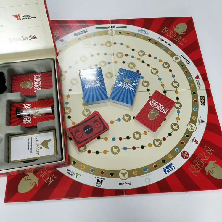 Оптовая продажа с фабрики, печатная настольная игра, картонные игры для детей