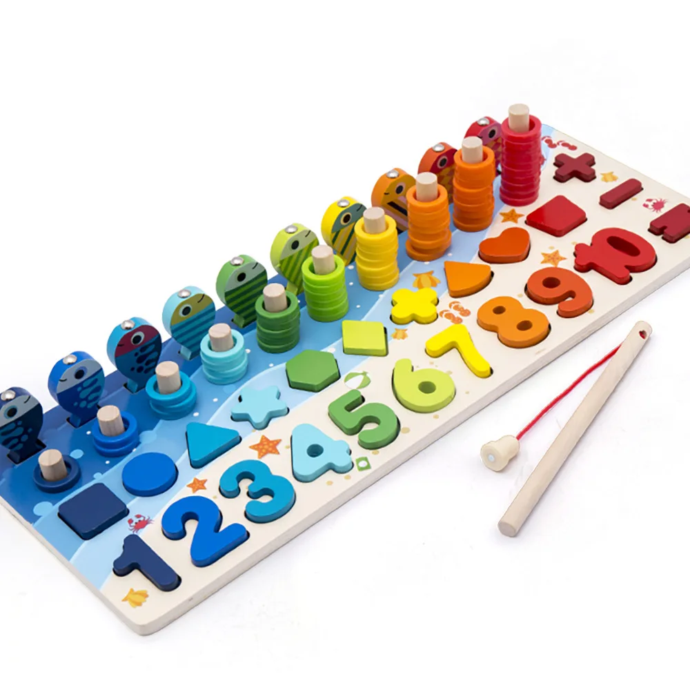 6 pc Magnetische Kinder Vorschule Montessori Pädagogisches Kunststoff Spiel Y5B8 