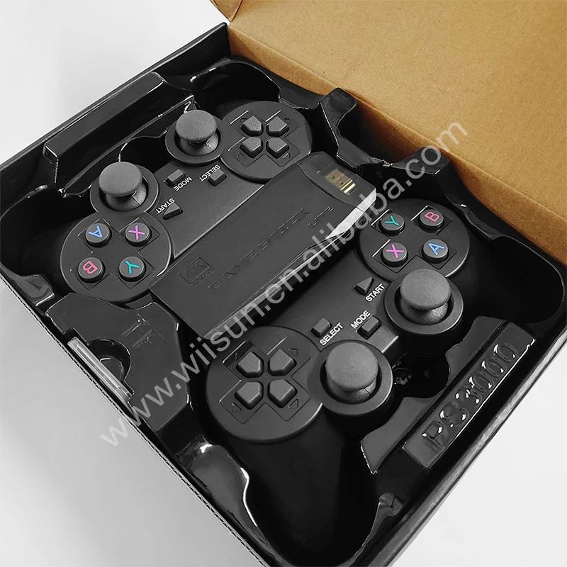 4K Game Stick Mini Consola box Retro TV Video Game Console 2.4G Wireless Gamepad Game Player For PS1/GBA