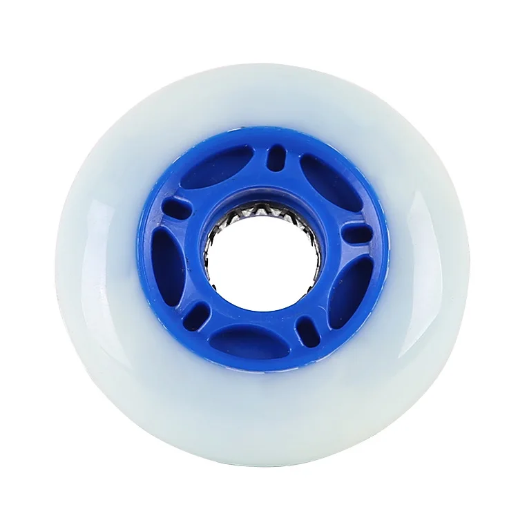 Factory Sale OEM Led Light Skate Wheels Led High Rebound Flash Wheel Inline Roller Skate Luminous Wheels for Inline Skates